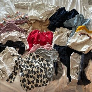 Lot of toddler girls clothes 18-24--GREAT BRANDS!